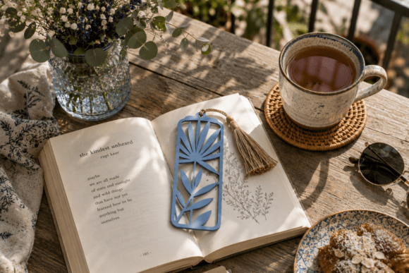 Download Palm Leaf Bookmark STL | 3D Print - Bookmark Collection