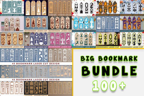 Download 100+ Huge Bookmark Laser Cut Bundle - Bookmark Collection